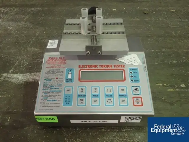 Used Kaps All Kaps All Electronic Torque Tester, Model EB-550 Cappers Ohio US | Federal Equipment Company #127917