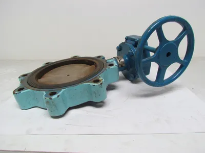 Dezurik 9207954 8" Butterfly Valve Flanged EPDM Seat Manual Gear Actuator