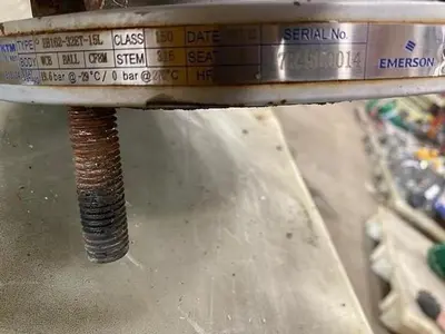 Used EMERSON EMERSON ACTUATOR WITH BALL VALVE Valves/Fittings Pennsylvania US | Global Equipment International, LLC #185886