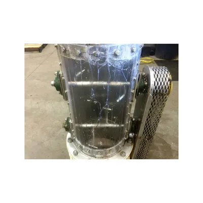 Used 10x12 Semco Rotary Airlock valve with Dual Shaft Agitated lump breaker