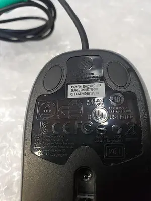 HP BLACK MOFXKO WIRED MOUSE