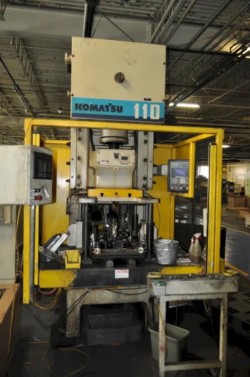 Used KOMATSU OBS 110 2L-VS-3 Gap Frame (OBS) Presses | D & D Industries #438810