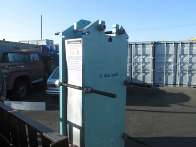 380 sq.ft., Tranter, M15-FFM, Superchanger heat exchanger, Stainless Steel, 100 psi
