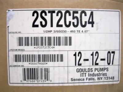NEW Goulds 2ST2C5C4