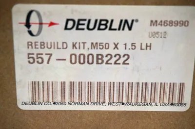 NEW DEUBLIN 557-000B222 REBUILD KIT M50X1.5 LH 557000B222