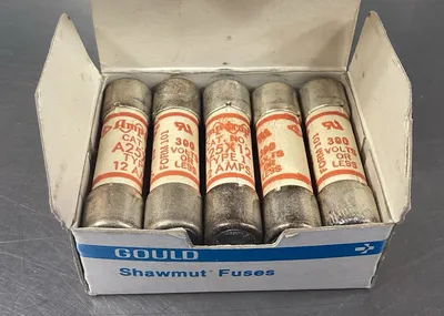 GOULD-SHAWMUT A25X12 AMP TRAP FUSE 12A 300V Type 1 (BOX OF 10) 4E-25