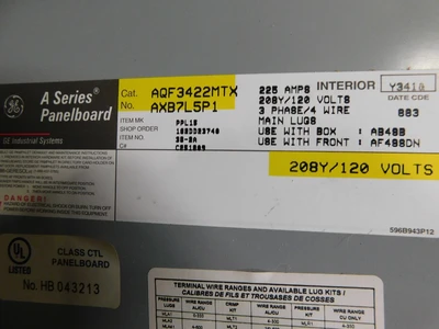 GE _UNKNOWN_ Electrical Panel & Distribution Boards | Equipment Recovery Corp. (8)
