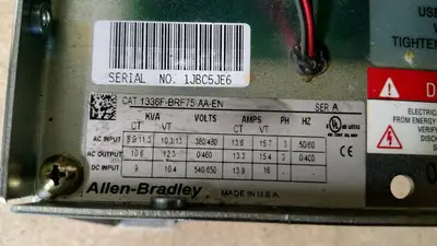 USED Allen Bradley 1336F-BRF75-AA-EN