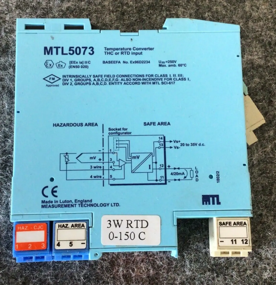 Used MTL MTL5073 Temperature Controls California US | Davliegogo LLC #1705409
