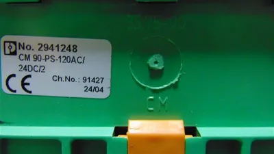 Phoenix Contact CM 90-PS-120AC/24DC/2 Power Supply 2939027 24VDC 2A Used