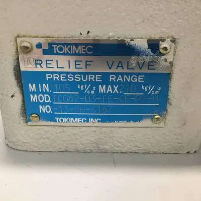USED TOKIMEC TCG62-03-FE-CE-P7-H-13-SH-S167