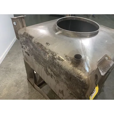Used 1000 Liter (35 cu. Ft) IBC Matcon Stainless Steel Portable Tote Bin