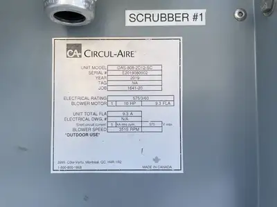 USED 2019 CIRCUL-AIRE DAS-808-2D12-SC