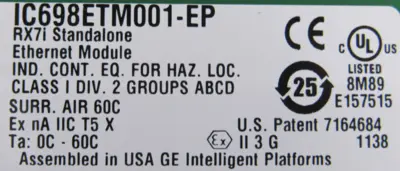 NEW GE FANUC IC698ETM001-EP ETHERNET INTERFACE MODULE IC698ETM001EP