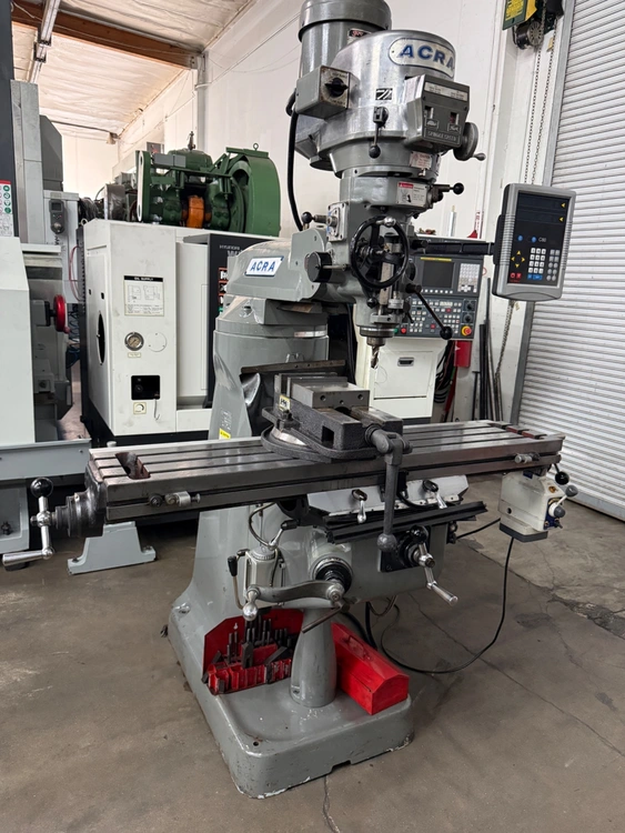 Used 2005 ACRA 2J Vertical Mills California US | Wheeler Machinery Sales #506351