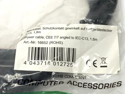 New | in-Stock InLine 16652 Cable & Wire Michigan US | Maverick Industrial Sales #1454082