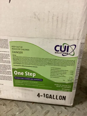 CUI Solutions One Step Disinfectant and Deodorizer 1 gallon -NIB of 4