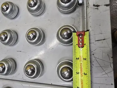 Used HYTROL ROLLER BALL TRANSFER  CONVEYOR Roller Conveyors Wisconsin US | Packer City Sales #1298055
