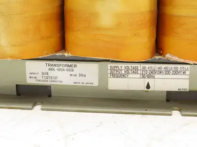 Tokuden Sangyou Step-Down Transformer 3Phase 3kVA 380-575V HV 210-230V LV