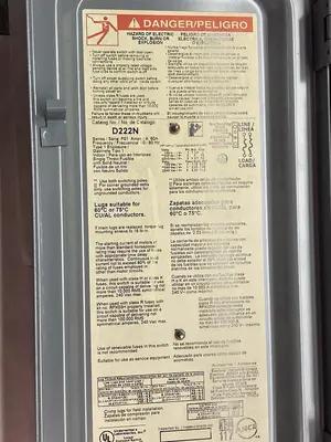 New | in-Stock SQUARE D D222N Miscellaneous Equipment (Electrical & Power) Ohio US | Surplus Asset Holdings #1238750