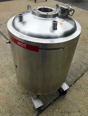 USED LEE JACKETED PROCESS TANK 200 LUDBT