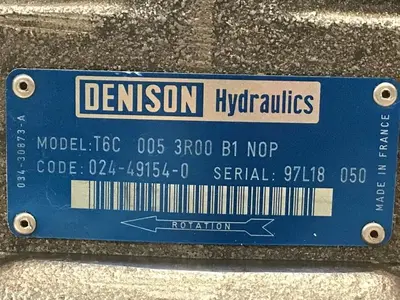 USED DENISON HYDRAULICS T6C 005 3R00 B1 N0P
