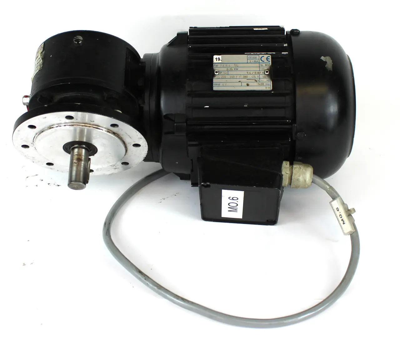 7KB4-195 General Purpose Motor 0.25Kw 50Hz w/ Gear Reducer