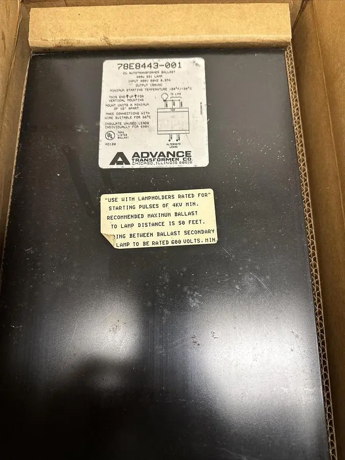 New | in-Stock ADVANCE 78E8443-001 Miscellaneous Equipment (Electrical & Power) | Surplus Asset Holdings #1201807