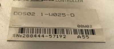 USED INDRAMAT DDS02.1-W025-D
