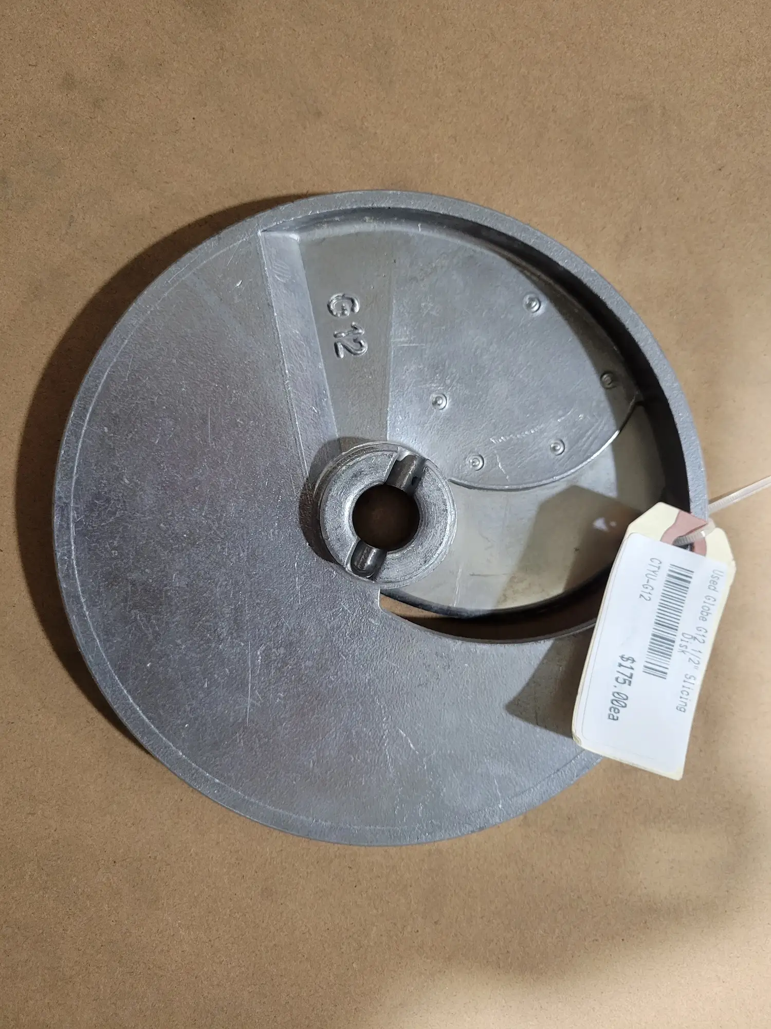 Used Globe G12 1/2" Slicing Disk