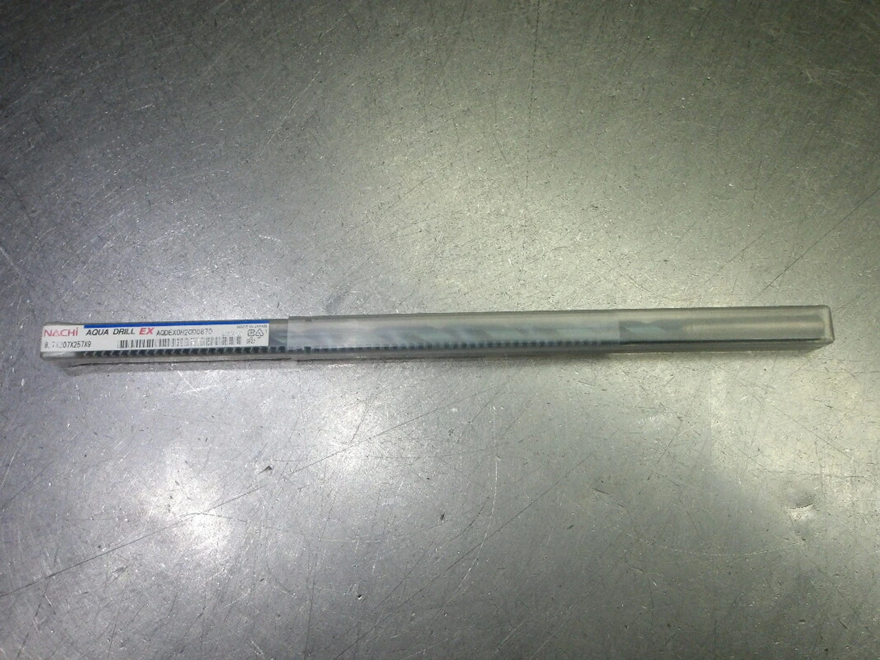 Nachi Aqua EX 8.7mm 20XD Coolant Thru Carbide Drill AQDEX0h20d0870 (LOC1048B)