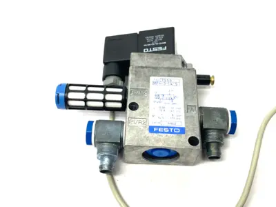 Used Festo Air Solenoid Valve, 3/2-way, closed, monostable 7959 Solenoid Valves Michigan US | Maverick Industrial Sales #1398243