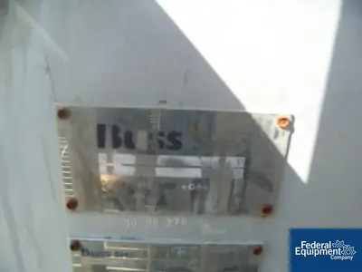 USED Buss ChemTech 320 Sq Ft Buss SMS Thin Film Evaporator, 316L S/S, 32/180#
