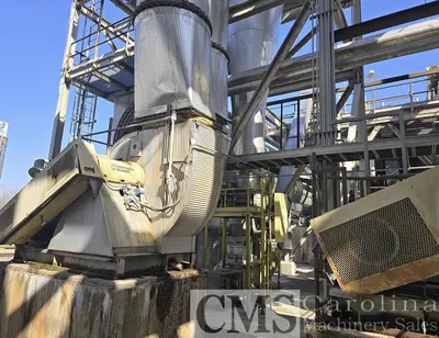 USED DAVENPORT 11X70 ROTARY STEAM TUBE DRYER