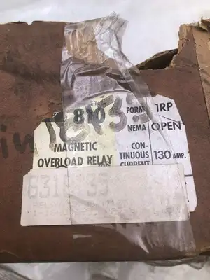 Allen Bradley 810-A20A Inverse Time Relay 130A, Open NEMA -NIB