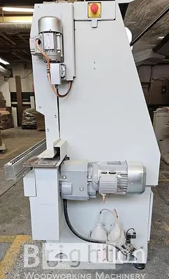 USED 2017 BIESSE AKRON 1440A USED EDGEBANDER WITH CORNER ROUNDING AND PREMILLING ++