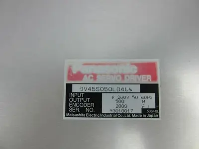 PANASONIC DV45S050LD4CW AC Inverter