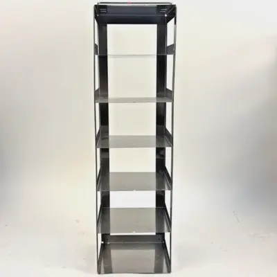 Lot of 3 Argos Technologies Stainless Steel 6-Shelf Upright Lab Freezer Racks