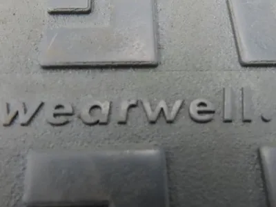 Wearwell H-9389 ErgoDeck Mat - 18 x 18", Solid Tile 7/8" Thick  Lot of 10pcs