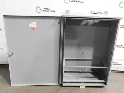 C&I Enclosures NEMA 3R Rainproof Hinge Cover Enclosure 35.5"Tx25.5"Wx11"D Used