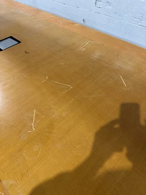 7' X 9' WOOD CONFERENCE TABLE