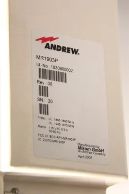 Andrew MR1903 Other Telecom Systems | ANACAPA EQUIPMENT BROKERS, INC (8)