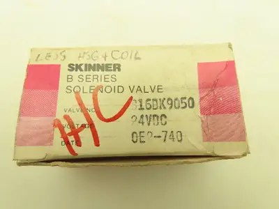 Skinner B16DK9050 Solenoid Valve 3-Way NC 50PSI 1/8" NPT -No Coil  Lot of 2