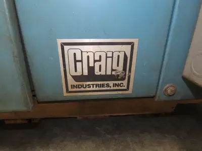 Craig Air Filtration Dust Filter Collector 2Hp 230/460V Pocket Air Filter
