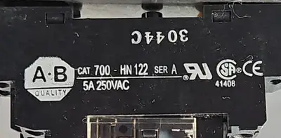 Used Allen-Bradley 700-HN122 Relays & Switches South Carolina US | Palmetto Automation #1503133