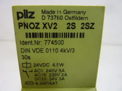 USED PILZ PNOZXV22S2SZ