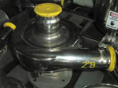 Pump, Centrif., Wright, 316 Stainless Steel, 2.25" In, 2.5" Out, Unused #S737046