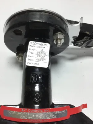 AT Controls CSB-W1-030-ESR-HE 3Butterfly Valve