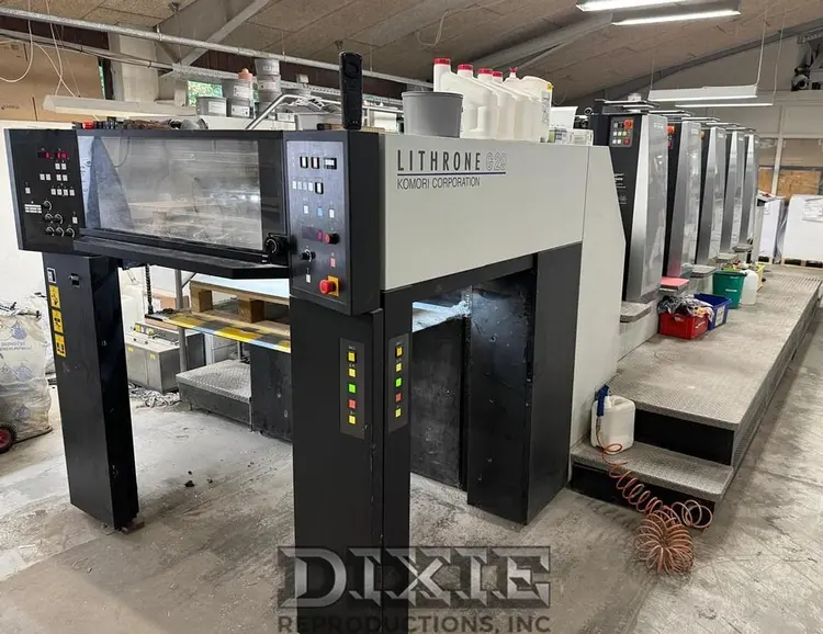 Used 2017 KOMORI LITHRONE GL 529 Sheet-fed press Tennessee US | Dixie Reproductions, Inc. #550788