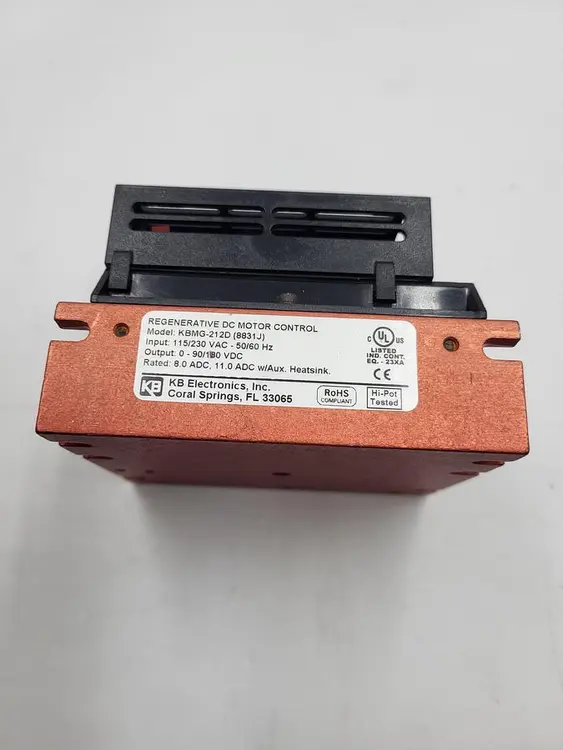 Used KB ELECTRONICS KB ELECTRONICS REGENERATIVE DC MOTOR CONTROL KBMG-212D (8831J) D.C. Motors | ND Industrial Surplus #1225323